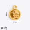 Pet Cat Dog Xiangyun Longlife Lock Pingente Auspicioso Ping An Nafu DIY Feito à Mão Tecido Corda Vermelha Coleira Acessórios