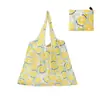 Bolsa de Compras Plegable, Nueva de Gran Capacidad, Bolsa Plegable Ecológica en Stock, Bolsa de Tote de Almacenamiento Plegable Portátil Impresa Creativa