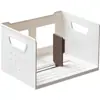 Estante de mesa para estudante, estante pequena para livros, estante simples para escritório, caixa de armazenamento, organizador de mesa para quartos de dormitório