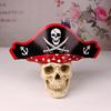 Halloween transfronterizo niños adulto bar fiesta de cumpleaños papel fiesta tema pirata niño pequeño sombrero de papel sombrero de pirata