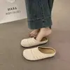 Pantuflas Tejidas Estilo Francés con Diseño Hueco, Transpirables, Mocasines Cerrados de Verano para Mujer 2026, Calzado de Exterior, Sandalias Estilo Francés