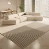 Tapete, Sofá de Sala, Tapete para Mesa de Centro, Tapete de Sala de Estar Estilo Minimalista Moderno, Tapete para Chão de Quarto, Cobertura Completa de Área Grande