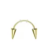Venta al por mayor transfronteriza Acero inoxidable Diablo Sonriente Vampiro Dientes Metálicos Joyería para Piercings Tachuelas para Labios Tachuelas de Diente de Tigre Tachuelas de Drácula