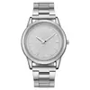 Relojes de Moda para Mujer Reloj con Correa de Aleación Hombres Esfera Redonda Reloj para Mujer Reloj de Pulsera de Cuarzo Casual para Dama