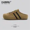 Zapatos Birkenstock Universales de Suela Gruesa para Hombre, Nuevo Estilo Primavera 2026, Mocasines Cerrados sin Cordones, Mules Retro para Uso en Exteriores