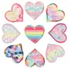 Jiu Shao Polvo Flash Amor Unicornio Parche Bordado Mixto Sello Bordado a Máquina Accesorios de Ropa Parche de Tela Carrito de Dulces