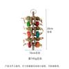 Hámster Cobayo Conejo Molar Juguete para Morder Mazorca Bola de Hierba Madera de Manzano Masticar Palo Molar Snack Totoro