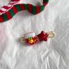 Lindo Dibujo Animado Papá Noel Estrella Ola Clip Estudiante Regalo de Navidad Pasador Accesorios para el Cabello Pasador Accesorios para el Cabello para Novias