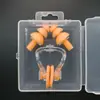 Natação, banho, lavagem de cabelo, prendedor de nariz, tampões de ouvido para prevenir entrada de água, acessórios de natação, tampões de nariz de silicone profissionais para crianças e adultos, mergulho
