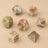 Amazon Supply Dados Poliédricos de Fluorita Natural Juego de Mesa Dnd Juego de Ocio Dados Set Z03
