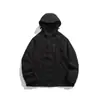 Chaqueta con Capucha Tres en Uno para Parejas, Temporada de Primavera y Otoño, Cortavientos de Montañismo Tres Pruebas, Chaqueta de Trabajo Holgada para Exteriores
