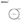 Pendientes de Aro Lisos de Acero Inoxidable Meier Pinzas para Orejas de Espiral de Superficie Lisa Pendientes Redondos de Alambre Simple de Acero Inoxidable Fábrica de Joyería