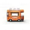 Carrinho de Lanches Retrô Multifuncional, Food Truck, Equipamento para Barraca Comercial, Carrinho de Mão Pequeno, Trailer Elétrico, Carrinho de Café da Manhã Móvel