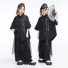 Ropa Moderna Infantil de Street Dance Conjunto de Hip-Hop para Actuación Conjunto Estilo Chino Hip-Hop para Niñas Disfraz de Jazz para Actuación Tendencia Nacional