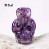 Serpiente de Epoxy Transfronteriza Enrollada Alrededor de Calavera Cristal Piedra Triturada Artesanía de Resina Forma de Serpiente Regalo de Halloween Decoración Adorno