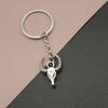 Amazon Xiyin Temu AliExpress Explosive Jewelry Simple Cow Head Chaveiro Pingente