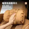 Adequado para Encosto de Cabeça e Suporte Lombar de Carro Lexus, Travesseiro de Pescoço e Almofada Lombar Premium de Couro Nappa para Assento de Carro