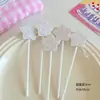 Brillo Lentejuela Corazón Estrella Rosa Princesa Niña Decoración de Pastel Enchufe Mesa de Postres Estrella de Cinco Puntas Tarjeta Enchufe