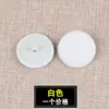 Botones Cubiertos de Tela Blanco y Negro al por Mayor para Camisas/Trajes/Suéteres, Botones Redondos para Traje Tang, Múltiples Especificaciones en Stock, Entrega Directa