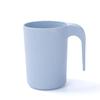 Taza de Paja de Trigo Ecológica para Familia Pareja Vaso para Cepillo Oficina Estudiante con Asa Niños Bebiendo Agua Vaso para Enjuague Bucal