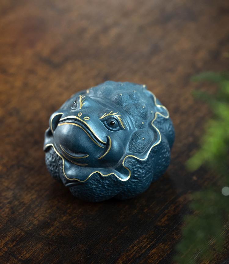 描金貔貅绿泥三款202041