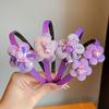 Diadema Morada Kouromi para Niños y Niñas, Liga para el Cabello Presionada, Diadema, Lindos Clips para el Cabello con Flequillo de Bebé, Tocado