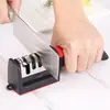 Afilador de cuchillos casero de mano afilado rápido tijeras acero de tungsteno piedra de afilar profesional artefacto afilador de cuchillos multifuncional para el hogar