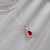 Collar Transfronterizo de Perlas de Agua Dulce Naturales de Nuevo Nicho para Mujer, Cadena para Clavícula Versátil con Colgante de Circonita en Forma de Gota al por Mayor
