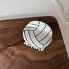 Venta caliente transfronteriza simulación baloncesto fútbol agarre acrílico cabeza trasera grande garra para el pelo moda alta calidad pinza de tiburón