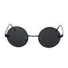 Óculos de Sol Metálicos Jamie 013 com Armação Redonda Estilo Europeu e Americano, Óculos de Sol Coloridos Personalizados na Moda, Óculos Tendência para Homens e Mulheres