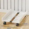 Soporte Móvil para Host de Computadora Estante de Almacenamiento para Impresora de Oficina Soporte de Almacenamiento para Caja de Escritorio Pequeña con Ruedas