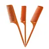 Venda quente transfronteiriça conjunto de três peças de pente de plástico com cauda pontuda pente profissional para coloração e tintura de cabelo pente de modelagem pente de cabelo ferramentas de cabeleireiro