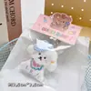 Pequeños regalos de fiesta empaquetados individualmente, lindos colgantes de peluche, muñecos de dibujos animados, muñecos para lanzar en bodas, recuerdos de fiesta y decoraciones colgantes