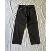 Comércio eletrônico transfronteiriço Empire Denim Skate Preto Puro Big Boy Jeans Bordado Resistente ao Desgaste Tubo Reto Calças Soltas