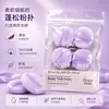 Esponja de terciopelo transfronteriza, herramienta de maquillaje no absorbente, polvo fijador de doble cara, base líquida tipo cojín redonda al por mayor