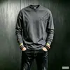 Camiseta delgada de manga larga para hombre estilo americano con estampado Sorona para primavera, otoño e invierno 2026, versátil y de corte ligeramente holgado, adecuada para usar en capas o como capa exterior