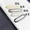 Suministros del Fabricante Marca Yinhua Pines en Forma de U Sin Anillo Oro y Plata Cobre Negro Broche Metálico de Seguridad
