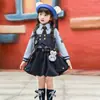 Traje Judy Coelho Policial Jk para Meninas Outono e Inverno Lolita Estilo Academia Infantil Vestido Princesa Zootopia