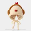 Viento dulce felpa lindo fruta protección de orejas para niños gorra forrada de polar gruesa para niños y niñas gorro de bebé al por mayor gorra transfronteriza
