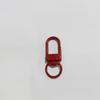 Venta Directa de Fábrica Llavero de Aleación de Zinc Hebilla Pequeña de Puerta de 3 Puntos Hebilla Pequeña de Puerta Pintada de Colores DIY Hebilla de Perro Pintada