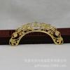 Hongxing DIY Joias Cobre Banhado a Ouro 24K com Preservação de Cor 82*33mm Material Semiacabado Grampo de Cabelo Artesanal B690