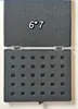 Caja de chips con ranura de plástico, silicona, cristal, BGA, componentes electrónicos aeroespaciales, IC, caja de embalaje de espuma antiestática