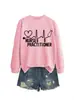 ENFERMERA PRACTICANTE Amazon Wish comercio exterior transfronterizo casual versátil mujer nuevo otoño e invierno sudadera
