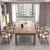 Sala de estar, mesa de madeira maciça com gaveta, mesa de casa, mesa de trabalho, mesa longa, área de lazer, mesa de estudo longa para várias pessoas