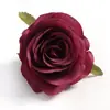 Cabezas de Flores de Rosa Artificiales Más Vendidas Transfronterizas, Flores de Rosa al por Mayor, Flores Artificiales de Seda para Manualidades para Paredes de Flores, Flores de Rosa Artificiales