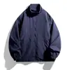 Venta al por mayor transfronteriza Chaquetas para hombre Marca de moda Resistentes al desgaste Cuello alto Cortavientos Tallas grandes Prendas superiores Holgadas Casual Deportivas para Hombre
