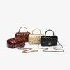 2025 Primavera e Verão Nova Moda Bolsa Clássica Diamante Xadrez Bolsa de Corrente Moda Commuter Ombro Crossbody Pequena Bolsa Quadrada