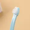Cepillos de dientes para mascotas personalizados al por mayor, cepillos de limpieza bucal para perros y gatos con cabezal de racimo, cepillos de dientes de tres caras de doble cabeza, cepillos de dientes con cerdas ultra