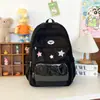 Bolsa Ita Transparente Kawaii Japonesa Estilo Soft Menina Grande Capacidade Versátil Estilo Academia Menina Estudante Mochila Versão Coreana Mochila