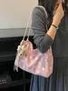 Bolso Grande Plegado Estilo Relajado para Mujer 2026 Nuevo Bolso Tote de Lona con Lunares Bolso de Hombro Cruzado de Gran Capacidad para Verano